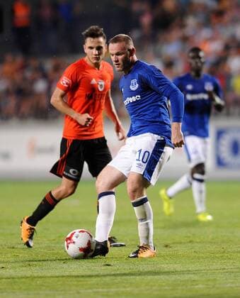 2017.08.03 Ruzomberok Stadion pod Cebratom Pilka nozna UEFA Liga Europy trzecia runda kwalifikacyjna Sezon 2017 2018 MFK Ruzomberok - Everton F.C N z Wayne Rooney Foto Rafal Rusek PressFocus NEWSPIX.PL 2017.08.03 Ruzomberok Stadion pod Cebratom Football UEFA Europa League Third qualifying round, Season 2017 2018 MFK Ruzomberok - Everton F.C Wayne Rooney Credit: Rafal Rusek PressFocus --- Newspix.pl  20170803PF_RR033
