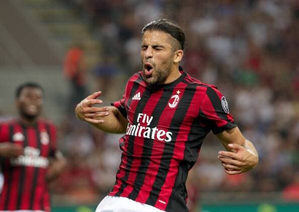 Ricardo Rodriguez looks dejected during the UEFA Europa League match between AC Milan and Universitatea Craiova at Stadio San Siro, Milan, Italy on 3 August 2017. Copyright: xRobertoxBreganix 16100015
