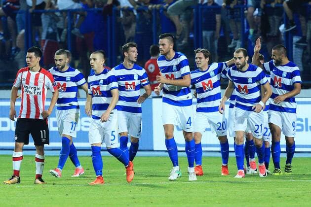 NK Osijek - PSV Eindhoven 03.08.2017., stadium Gradski vrt, Osijek, Croatia - UEFA Europa League, third qualifying round, second leg, NK Osijek - PSV Eindhoven.  DavorxJavorovic PIXSELL