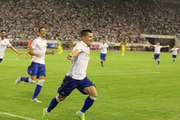 HNK Hajduk - Brondby 03.08.2017., stadium Poljud, Split, Croatia - UEFA Europa League, third qualifying round, second leg,HNK Hajduk - Brondby IF. Ante Erceg  IvoxCagalj PIXSELL
