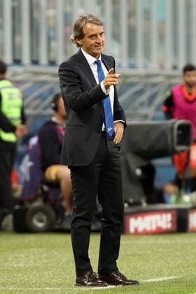 FC Zenit v FC Bnei Yehuda. UEFA Europa League 2017 2018. Third qualifying round. Roberto Mancini. Head coach of FC Zenit Roberto Mancini. AlexanderxKulebyakin 