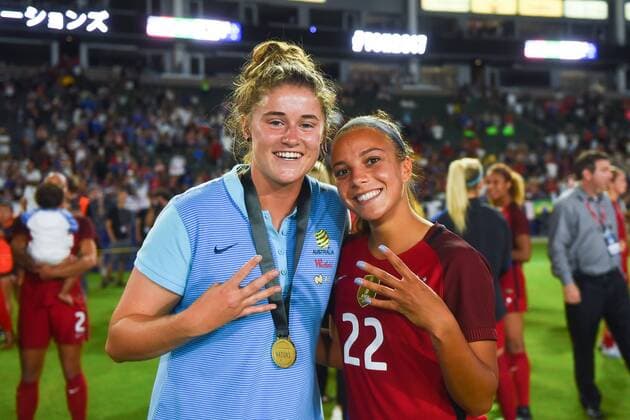 August 3, 2017 - Stubhub Center, California, United States - Carson, CA - Thursday August 03, 2017: Mallory Pugh after the 2017 Tournament of Nations match between the women s national teams of the United States (USA) and Japan (JPN) at the StubHub Center. Mallory Pugh - ZUMAt139 20170803_zaa_t139_270 Copyright: xBradxSmithx