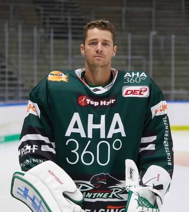 Jonathan Boutin (Torwart Augsburger Panther 35) Eishockey, GER, DEL, Porträttermin 2017 2018, Augsburger Panther,