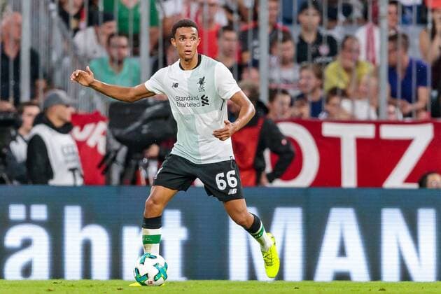 01.08.2017, Allianz Arena, Muenchen, GER, Audi Cup, FC Bayern Muenchen vs FC Liverpool, im Bild Trent Alexander-Arnold (FC Liverpool) during the Audi Cup Match between FC Bayern Munich and FC Liverpool at the Allianz Arena, Munich, Germany on 2017 08 01. Mnchen  EP_FEI  