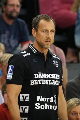 Flensburg, 04.08.17 Handball, Testspiel, Jacob Cement Cup, Saison 2017 2018, SG Flensburg Handewitt - Skjern Handbold : Maik Machulla (SG Flensburg-Handewitt, Trainer)