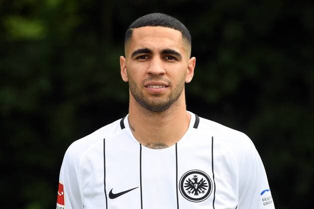 04.08.2017, xjhx, Fussball 1.Bundesliga, Eintracht Frankfurt Fototermin, Fußball, GER 1.BL Porträttermin 2017 2018, emonline, Gonzales Omar Mascarell (Eintracht Frankfurt) Frankfurt am Main