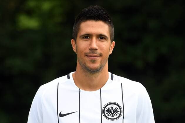 04.08.2017, xjhx, Fussball 1.Bundesliga, Eintracht Frankfurt Fototermin, Fußball, GER 1.BL Porträttermin 2017 2018, emonline, Slobodan Medojevic (Eintracht Frankfurt) Frankfurt am Main