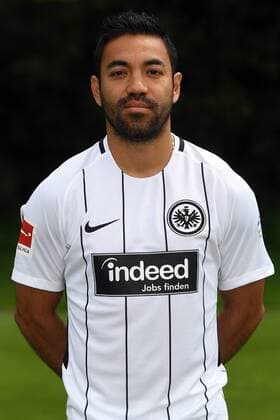 04.08.2017, xjhx, Fussball 1.Bundesliga, Eintracht Frankfurt Fototermin, Fußball, GER 1.BL Porträttermin 2017 2018, emonline, Marco Fabian, Marco Jhonfai Fabian de la Mora (Eintracht Frankfurt) Frankfurt am Main