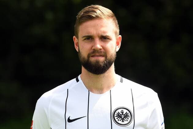 04.08.2017, xjhx, Fussball 1.Bundesliga, Eintracht Frankfurt Fototermin, Fußball, GER 1.BL Porträttermin 2017 2018, emonline, Marc Stendera (Eintracht Frankfurt) Frankfurt am Main