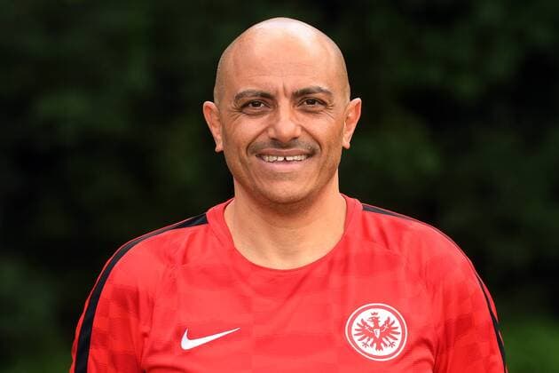 04.08.2017, xjhx, Fussball 1.Bundesliga, Eintracht Frankfurt Fototermin, Fußball, GER 1.BL Porträttermin 2017 2018, emonline, Franco Lionti (Materialwart Eintracht Frankfurt) Frankfurt am Main