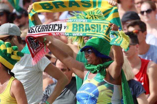 Beach volleyball Beachvolleyball - FIVB World Championships 2017 VIENNA,AUSTRIA,05.AUG.17 - BEACH VOLLEYBALL - FIVB World Championships. Image shows fans. GEPAxpictures xChristianxWalgram