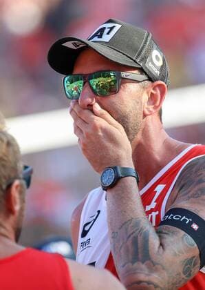 Beach volleyball Beachvolleyball - FIVB World Championships 2017 VIENNA,AUSTRIA,05.AUG.17 - BEACH VOLLEYBALL - FIVB World Championships. Image shows Clemens Doppler (AUT). GEPAxpictures xChristianxWalgram