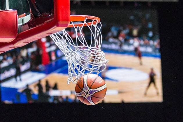 Korb im Netz; Symbolbild, Basketball, Männer, Testspiel, Deutschland - Belgien, xprx