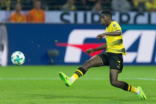 Dortmund, Deutschland, 05.08.2017, DFL Supercup, BV Borussia Dortmund - FC Bayern Muenchen, Ousmane Dembele (BVB) in aktion ( DeFodi001