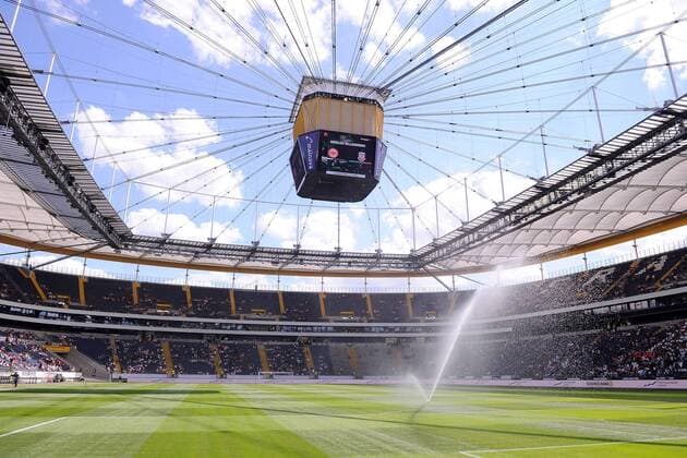 Fußball Testspiel Eintracht Frankfurt - FSV Frankfurt am 06.08.2017 in der Commerzbank-Arena in Frankfurt Commerzbank-Arena Stadion Innenaufnahme xJKx