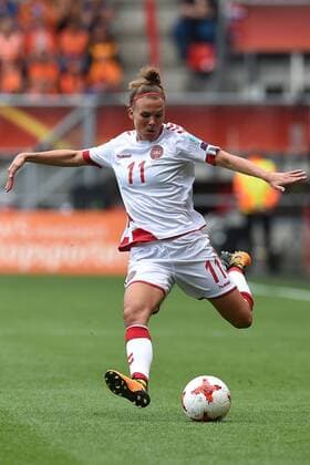 Fußball UEFA Women s Euro Finale Niederlande - Dänemark am 06.08.2017 im FC Twente Stadion in Enschede Katrine Veje ( Dänemark ) xRx