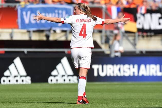 Fußball UEFA Women s Euro Finale Niederlande - Dänemark am 06.08.2017 im FC Twente Stadion in Enschede Maja Kildemoes ( Dänemark ) xRx