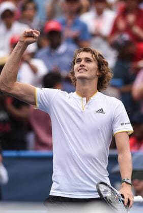Themen der Woche - SPORT Themen der Woche - SPORT Bilder des Tages - SPORT August 6, 2017 - Washington, D.C, U.S - ALEXANDER ZVEREV plays to the crowd after winning the men s singles final at the Citi Open at the Rock Creek Park Tennis Center in Washington, D.C. Zverev beat Kevin Anderson 6-4, 6-4. Tennis 2017 - Citi Open - ZUMAg196 20170806_zap_g196_009 Copyright: xKylexGustafsonx