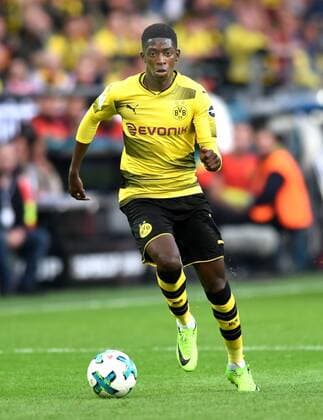Supercup: Borussia Dortmund - FC Bayern München 05.08.2017. Ousmane Dembele (BvB) in Aktion. HM