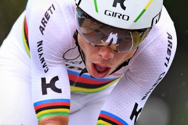 German Tony Martin of Katusha-Alpecin pictured in action during the second stage of the BinckBank Tour through Belgium and the Netherlands, a 9km time trial from Voorburg to Voorburg, Tuesday 08 August 2017. DAVIDxSTOCKMAN  x05145783x