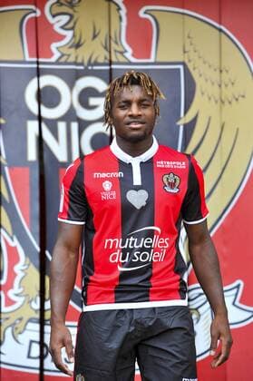 Allan Saint Maximin (OGC Nice) FOOTBALL : Nouvelles recrues de l OGC Nice - Presentation des joueurs - Nice - 08 08 2017 NorbertScanella Panoramic 