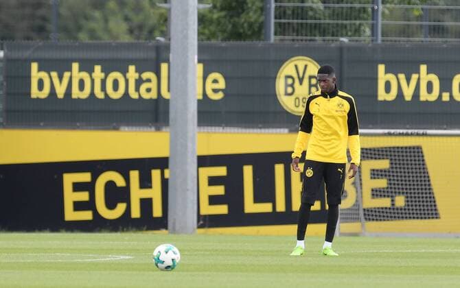 09.08.2017, Fussball GER, 1. Bundesliga, Saison 2017 2018, Training Borussia Dortmund, ane Dembele (Borussia Dortmund)