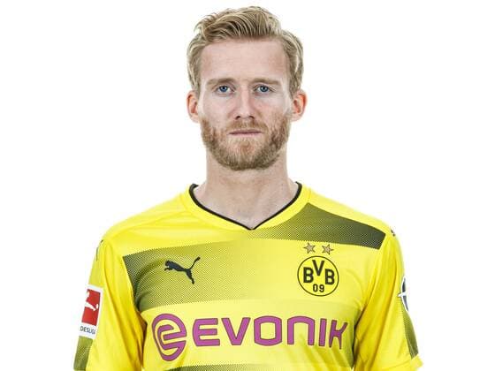 Fußball, GER, 1.BL, Porträttermin 2017 2018, Borussia Dortmund, Andre Schuerrle, Andre Schürrle (Borussia Dortmund)
