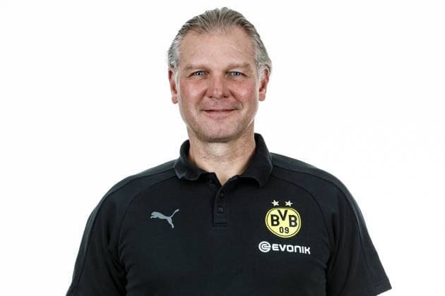 Fußball, GER, 1.BL, Porträttermin 2017 2018, Borussia Dortmund, Torwarttrainer Wolfgang de Beer (Borussia Dortmund)
