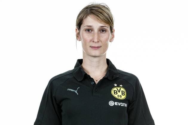Fußball, GER, 1.BL, Porträttermin 2017 2018, Borussia Dortmund, Athletiktrainerin Dr. Anke Steffen (Borussia Dortmund)