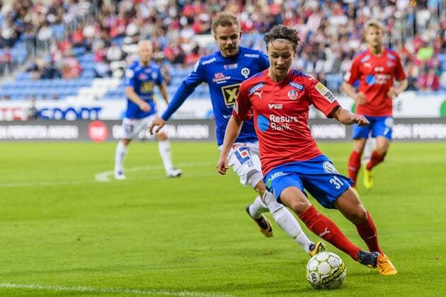 170810 Helsingborgs Alex Timossi Andersson under fotbollsmatchen i Superettan mellan Helsingborg och Atvidaberg den 10 augusti 2017 i Helsingborg.  Copyright: AndersxBjurö ST170810AAB0I