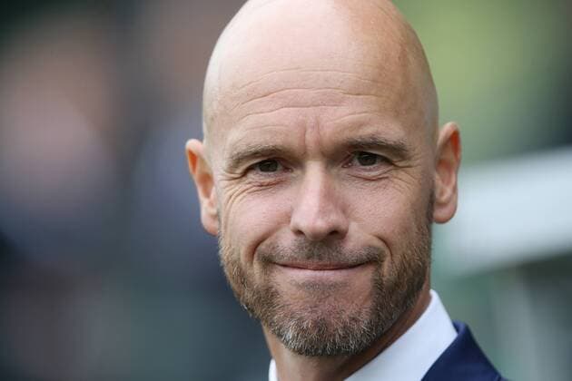 (L-R) coach Erik ten Hag of FC Utrecht during the Dutch Eredivisie match between ADO Den Haag and FC Utrecht at Kyocera stadium on August 11, 2017 in The Hague, The Netherlands ADO Den Haag v FC Utrecht Dutch Eredivisie 2017 2018 xVIxVIxImagesx xTomxBodexMultimediaxIVx 8446891
