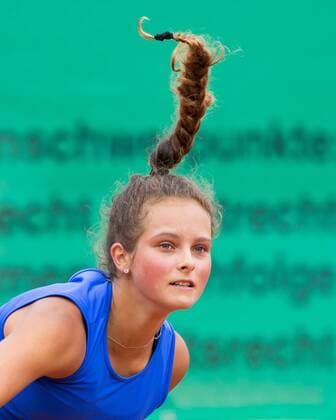 ALINA GRANWEHR (SUI), Tennis Europe-Bavarian Junior Open, GS14 Tennis - Bavarian Junior Open 2017 - Tennis Europe Junior Tour - SC Eching - Eching - Bayern - Germany - 12 August 2017. Â Copyright: xJuergenxHasenkopfx