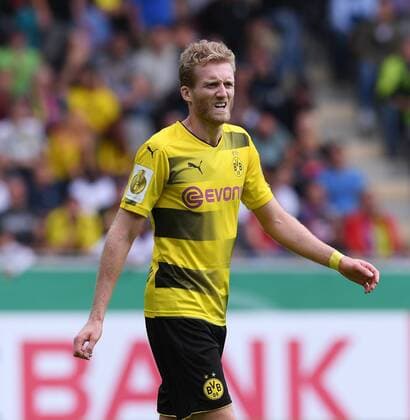 Fussball DFB Pokal 1. runde Saison 2017 2018 in Freiburg FC Rielasingen-Arlen - Borussia Dortmund 12.08.2017 Andre Schuerrle (Borussia Dortmund) Freiburg 