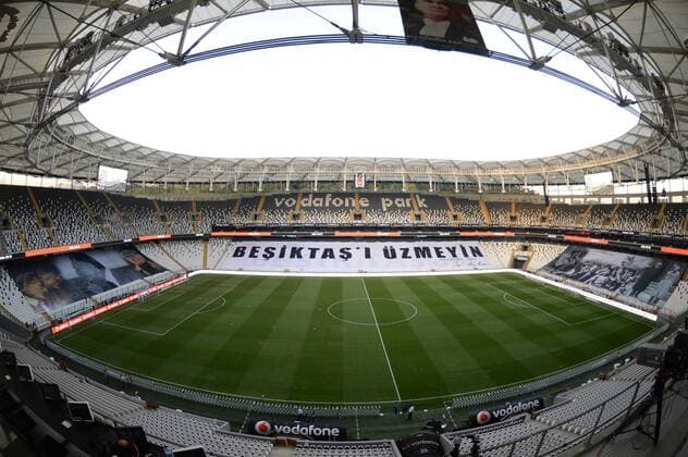 Turkey superlig match between Besiktas and Antalyaspor at Vodafone Arena in Istanbul , Turkey on August 13 , 2017. Final Scores : Besiktas 2 - Antalyaspor 0 Pictured: General view of Vodafone Arena 