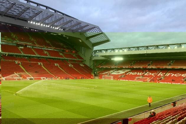 31.12.2016. Anfield, Liverpool, England. English Premier League football. Liverpool versus Manchester City. A view of the stadium from the Centenary Stand before kick off. xDavidxBlunsdenx  ActionPlus0000