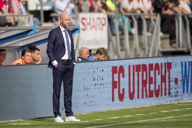 UTRECHT, FC Utrecht - Zenit Sint-Petersburg, 16-8-2017, voetbal, seizoen 2017-2018, voorronde Europa League, stadion Galgenwaard, FC Utrecht coach Erik ten Hag Utrecht - Zenit  x1672719x