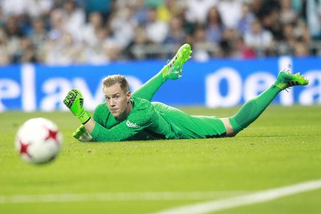 Bilder des Tages - SPORT FC Barcelona Barca s Marc-Andre Ter Stegen during Supercup of Spain 2nd match. August 16,2017.  (2017081665)