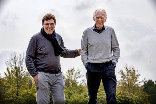 Wim van Hanegem and Leo Beenhakker, soccer legends.  Copyright: xHollandsexHoogtex xPimxRasx x69336482x