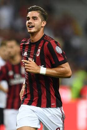 Mg Milano 17 08 2017 - Europa League Milan-Shkendija foto Matteo Gribaudi Image nella foto: esultanza gol Andre Silva 