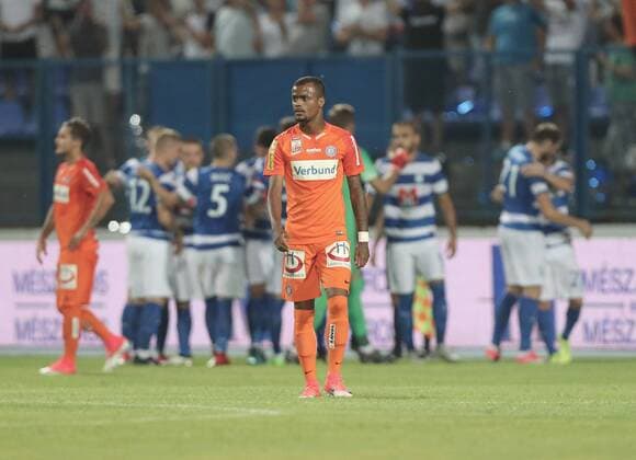 SOCCER - EL quali, Osijek vs A.Wien OSIJEK,CROATIA,17.AUG.17 - SOCCER - UEFA Europa League qualification, NK Osijek vs FK Austria Wien. Image shows Felipe Pires (A.Wien). GEPAxpictures xChristianxOrt