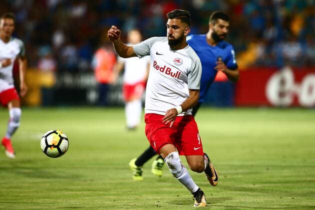 SOCCER - EL quali, Viitorul vs RBS CONSTANTA,ROMANIA,17.AUG.17 - SOCCER - UEFA Europa League qualification, Viitorul Constanta vs Red Bull Salzburg. Image shows Munas Dabbur (RBS). GEPAxpictures xFelixxRoittner