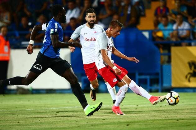 SOCCER - EL quali, Viitorul vs RBS CONSTANTA,ROMANIA,17.AUG.17 - SOCCER - UEFA Europa League qualification, Viitorul Constanta vs Red Bull Salzburg. Image shows Hannes Wolf (RBS). GEPAxpictures xFelixxRoittner