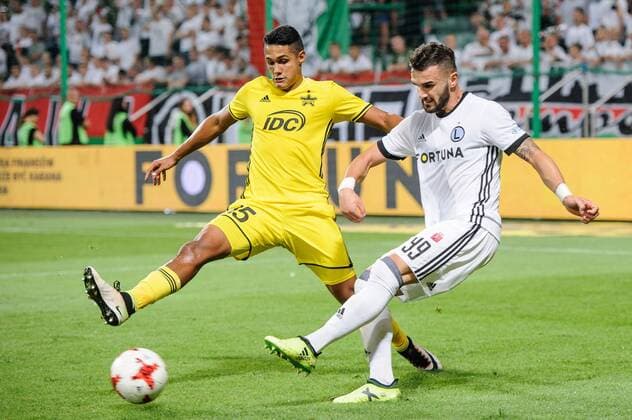 2017.08.17, Warszawa, Pilka nozna, UEFA Liga Europy Sezon 2017 2018, IV Runda Elimacyjna Mecz Legia Warszawa - FC Sheriff Tiraspol N z Cristiano Da Silva, Armando Sadiku Foto Rafal Oleksiewicz PressFocus NEWSPIX.PL 2017.08.17, Football, UEFA Europa League Season 2017 2018, Fourth Qualifying Round Legia Warszawa - FC Sheriff Tiraspol Cristiano Da Silva, Armando Sadiku Credit Rafal Oleksiewicz PressFocus --- Newspix.pl  20170817PF_RO0065