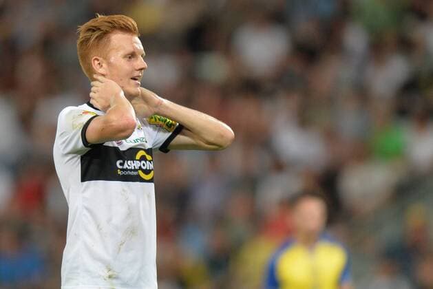 SOCCER - EL quali, Altach vs Tel Aviv INNSBRUCK,AUSTRIA,17.AUG.17 - SOCCER - UEFA Europa League qualification, SCR Altach vs Maccabi Tel Aviv. Image shows Christian Gebauer (Altach). GEPAxpictures xAmirxBeganovic