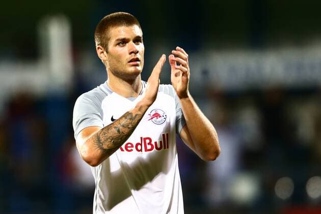 SOCCER - EL quali, Viitorul vs RBS CONSTANTA,ROMANIA,17.AUG.17 - SOCCER - UEFA Europa League qualification, Viitorul Constanta vs Red Bull Salzburg. Image shows Duje Caleta-Car (RBS). GEPAxpictures xFelixxRoittner
