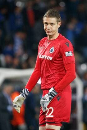 Club s goalkeeper Ethan Horvath pictured after a soccer game between Belgian team Club Brugge KSV and Greek club AEK Athens F.C., the first leg of the first playoff round for the UEFA Europa League competition, Thursday 17 August 2017 in Brugge. KURTxDESPLENTER  x05149235x
