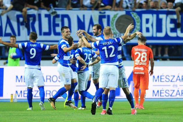 UEFA Europa League playoffs, first leg, NK Osijek - FK Austria Wien 17.08.2017., stadium Gradski vrt, Osijek, Croatia - The first leg of the UEFA Europa League playoffs, NK Osijek - FK Austria Wien.  DavorxJavorovic PIXSELL