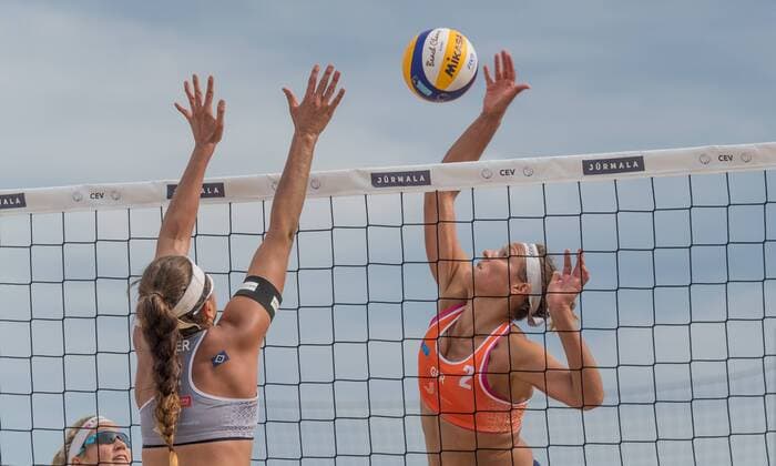 2017 CEV Beach volleyball Beachvolleyball European Championship EM Europameisterschaft Final am 18.08.2017 Victoria BIENECK (GER); 2017 CEV Beach Volleyball European Championship Final am 18.08.2017, Jurmala (Lettland). xPWx
