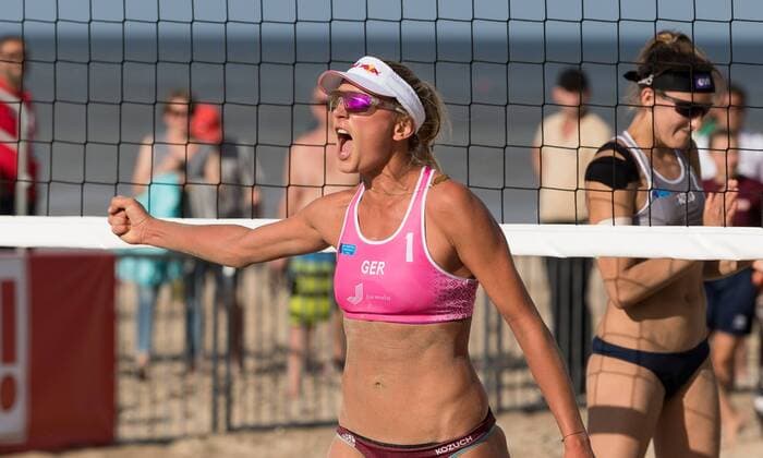 2017 CEV Beach volleyball Beachvolleyball European Championship EM Europameisterschaft Final am 17.08.2017 Margareta KOZUCH (GER); 2017 CEV Beach Volleyball European Championship Final am 17.08.2017, Jurmala (Lettland). xPWx