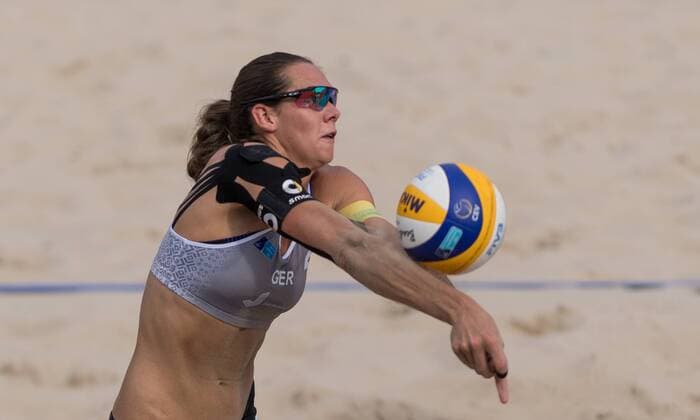 2017 CEV Beach volleyball Beachvolleyball European Championship EM Europameisterschaft Final Jurmala am 19.08.2017 Kira WALKENHORST (GER); 2017 CEV Beach Volleyball European Championship Final Jurmala am 19.08.2017, Jurmala (Lettland). xPWx